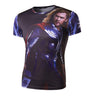 Summer Style T-shirt Marvel Super Hero Avengers